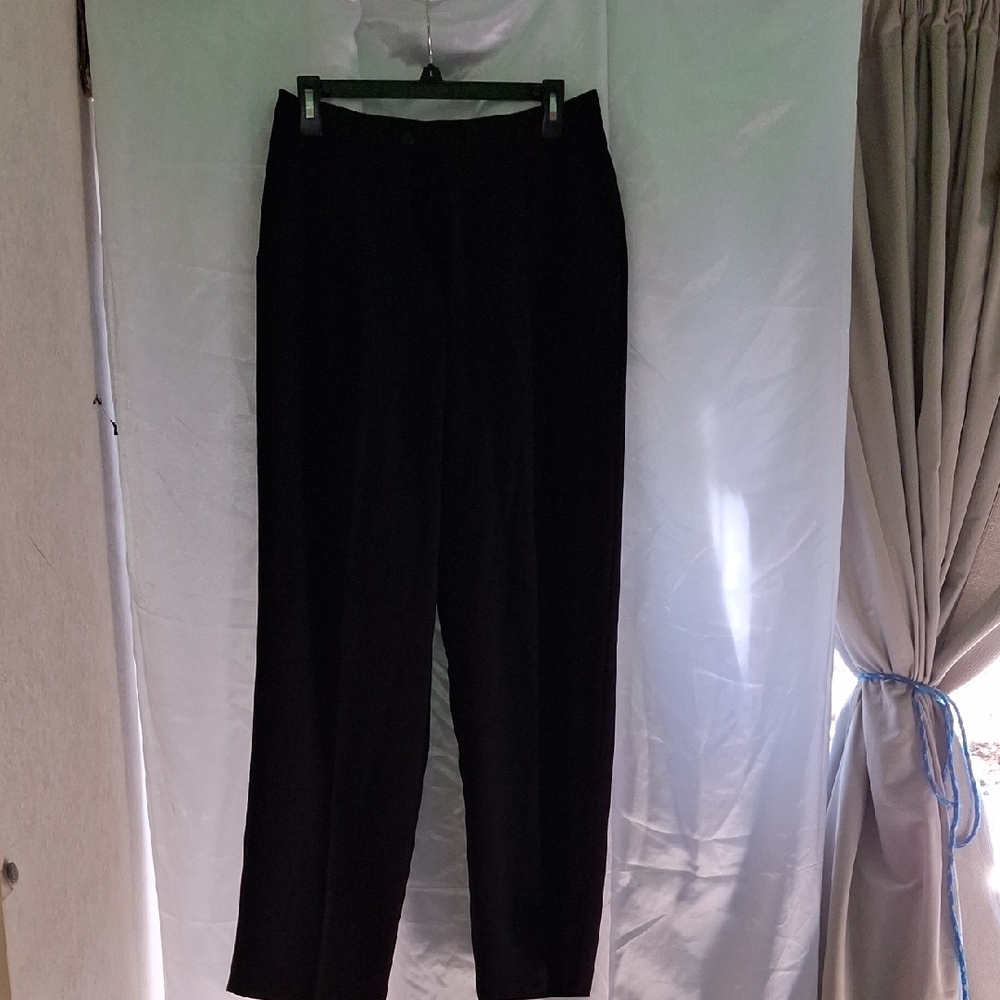 Laura Scott Women's Black Dress Pants - Straight Leg